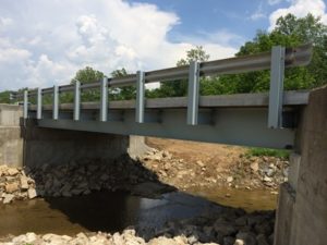 Muskingum County Ohio Steel Bridge Using Recycled Material