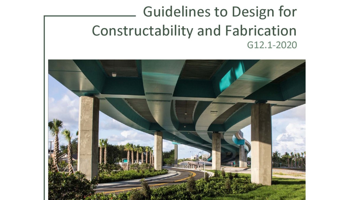 G12.1-2020 GUIDELINES TO DESIGN FOR CONSTRUCTABILITY AND FABRICATION