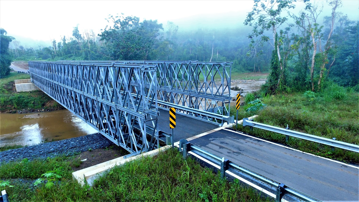 Acrow Bridge installed in Puerto Rico after Hurricane Maria (002)
