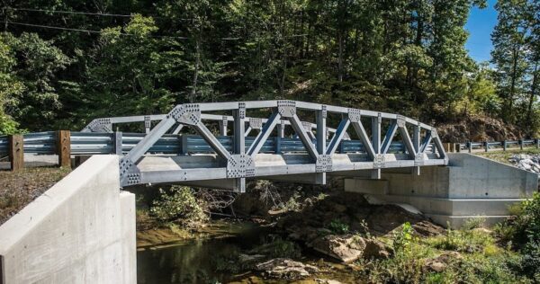 US Bridge - Rockbridge County, VA. DOT 70 Tons of Galvanized Steel
