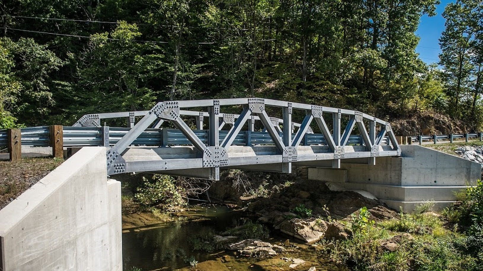 US Bridge - Rockbridge County, VA. DOT 70 Tons of Galvanized Steel
