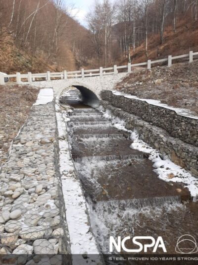 Ciocazeaua buried steel bridge