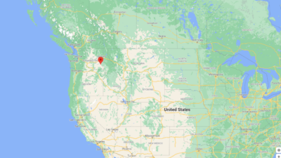 Whitman County Washington Map