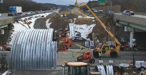 Assembly for a typical bridge installation