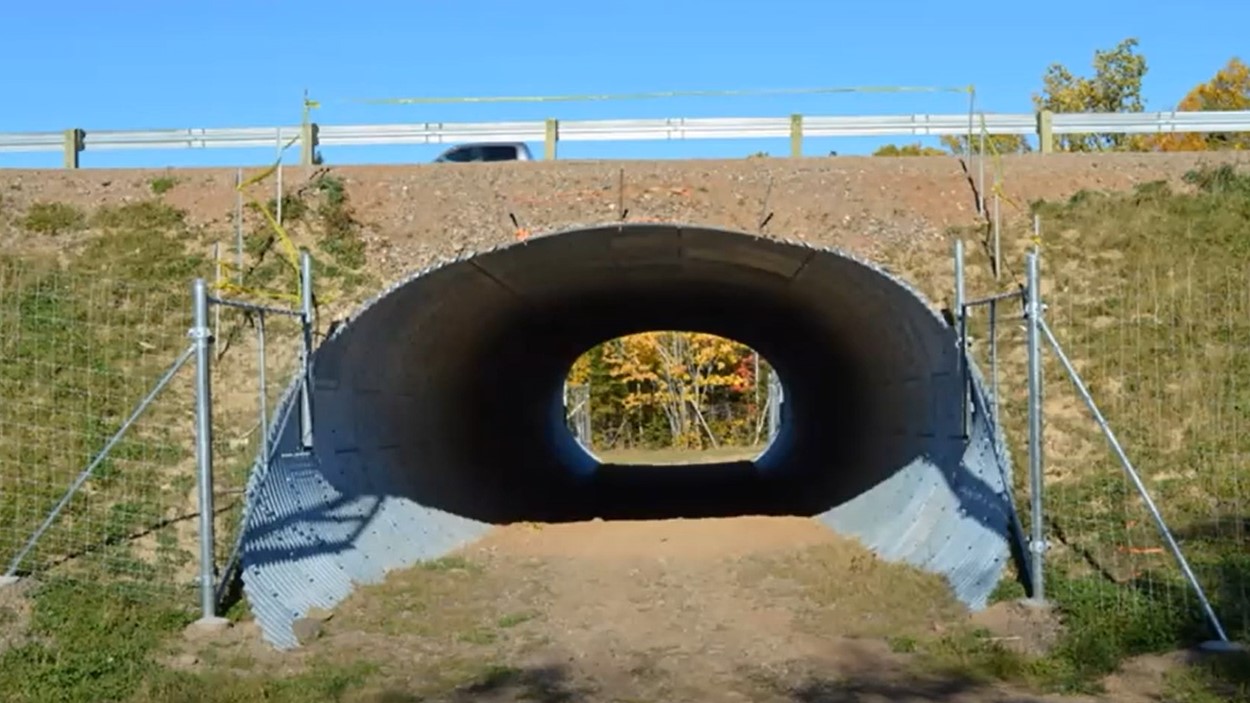 New Brunswick Underpass Buried Steel Bridge