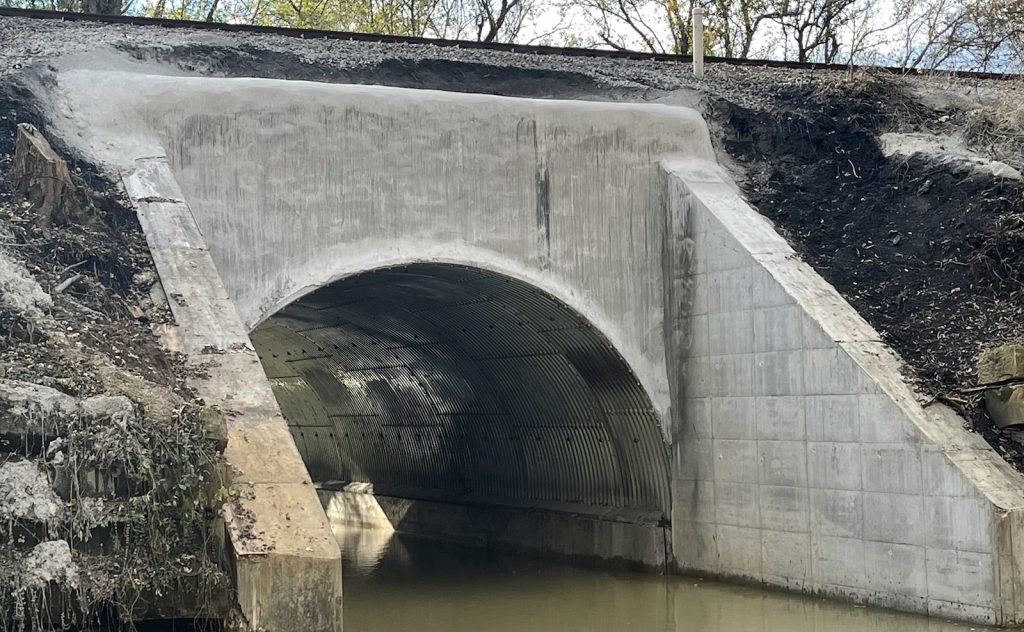 buried steel bridge norfolk