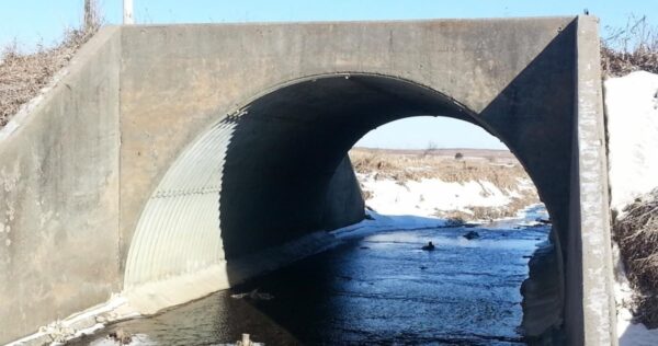 Iowa County Buried Steel Bridge