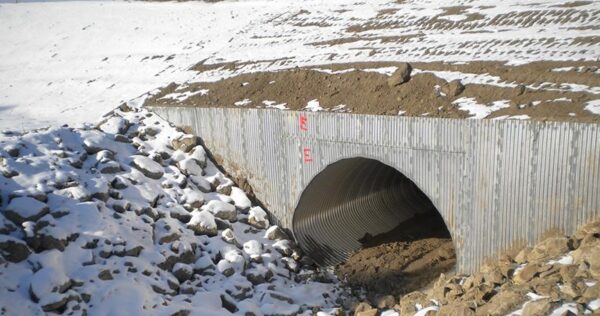 Buried Steel Bridge Mike's Creek