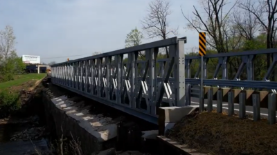 Showman Arch Bridge steel truss