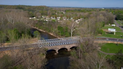 Showman Arch Bridge steel truss