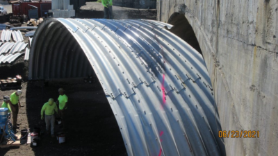 Buried Steel Bridge