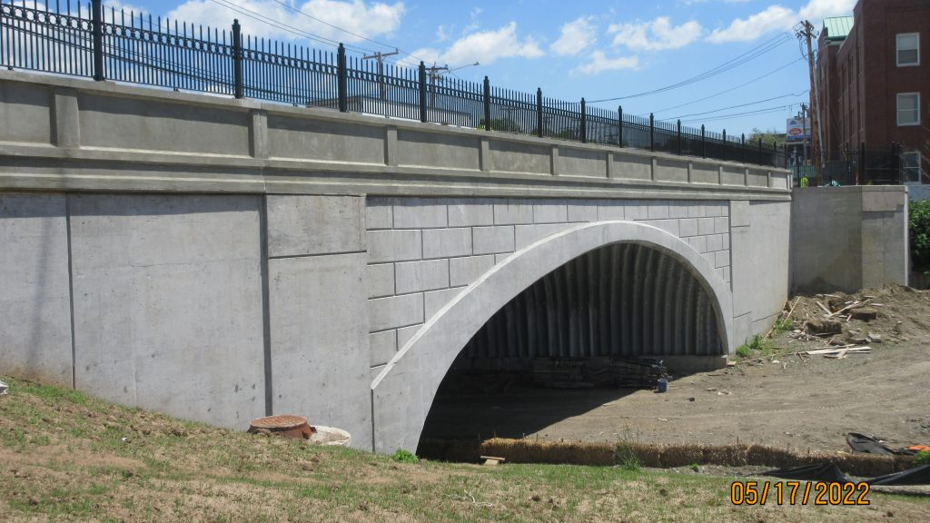 buried steel bridge