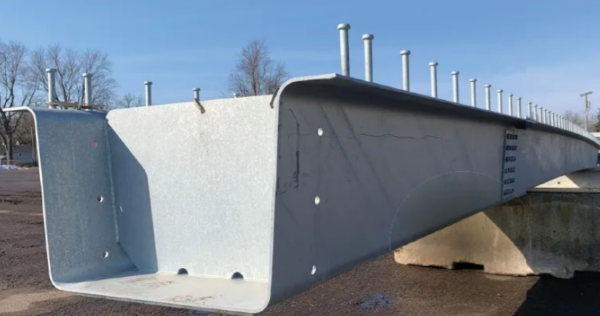 Valmont Press Brake Formed Tub Girder Steel