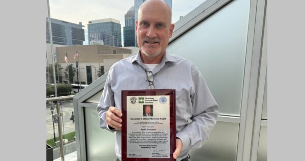david stoddard ssab americas steel bridge alex wilson memorial award