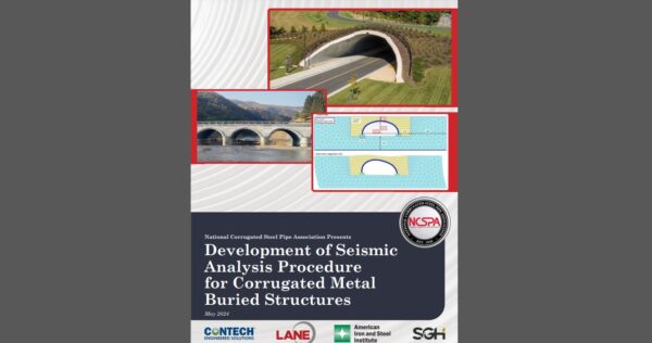 NCSPA Releases Report to Simplify the Seismic Design for Buried Structures