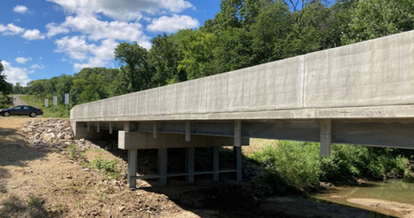 simple for dead continuous for live Missouri dot steel bridge