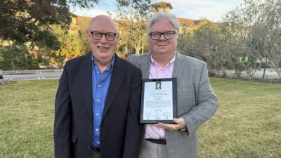 Richard S. Fountain Award to Frank Russo, Russo Structural Services, at the Bridge Task Force meeting in Tampa, FL.