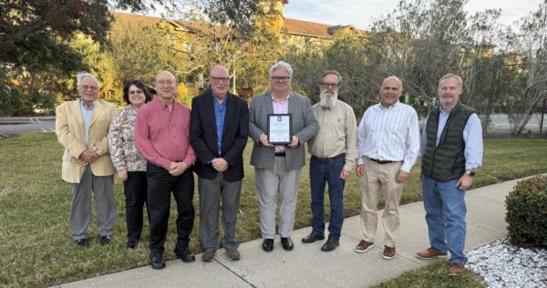 Richard S. Fountain Award to Frank Russo, Russo Structural Services, at the Bridge Task Force meeting in Tampa, FL.