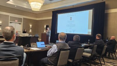 Richard S. Fountain Award to Frank Russo, Russo Structural Services, at the Bridge Task Force meeting in Tampa, FL.