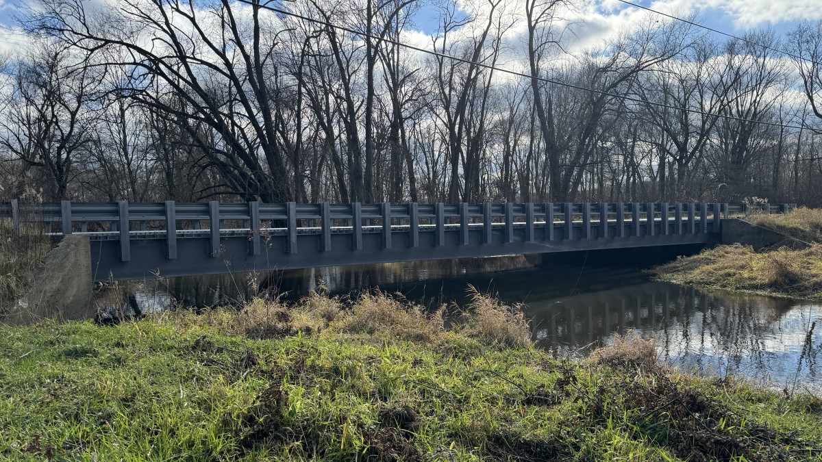 galvanized short span steel bridge mercer county pennsylvania