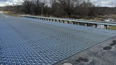 galvanized steel grid deck
