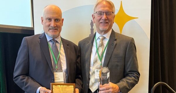 David Stoddard SSAB Michael Barker University of Wyoming American Iron and Steel Institute Short Span Steel Bridge Alliance Awards