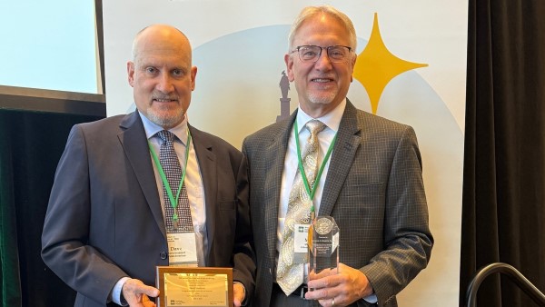David Stoddard SSAB Michael Barker University of Wyoming American Iron and Steel Institute Short Span Steel Bridge Alliance Awards