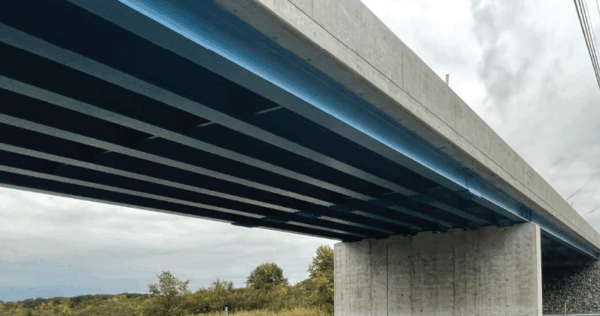 Modern Steel PA Bridge High Steel