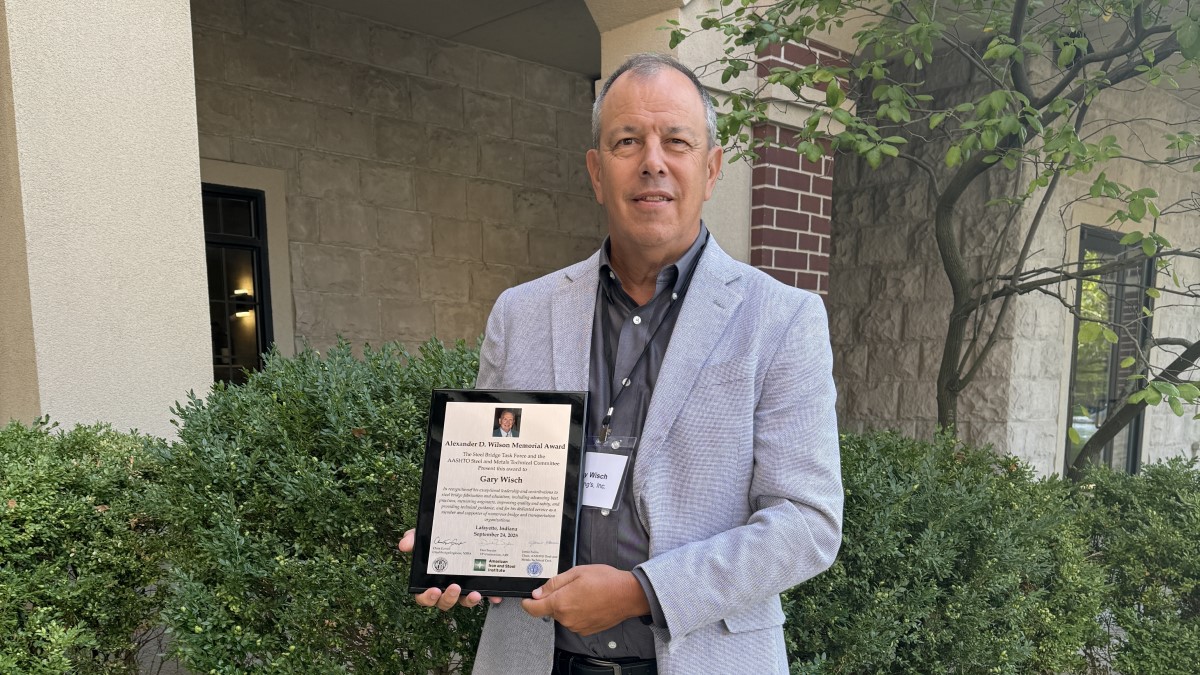 Gary Wisch DeLongs steel bridge alex wilson memorial award