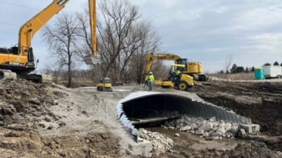 Buried Steel Bridge Riverside Iowa Lane Enterprises