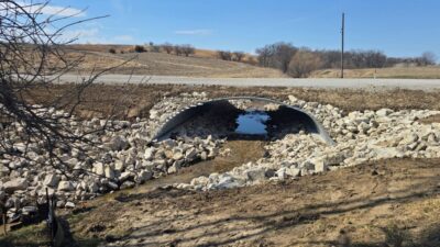 Buried Steel Bridge Riverside Iowa Lane Enterprises