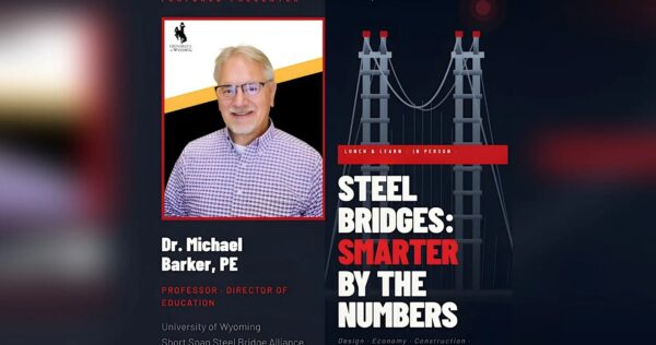 Free Live Lecture: Steel Bridges - Smarter by the Numbers (May 14 - Portland, OR)