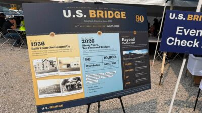 U.S. Bridge, founded in 1936 by brothers Herman and Ted Rogovin, has built more than 11,000 bridges worldwide and continues to advance steel bridge solutions.