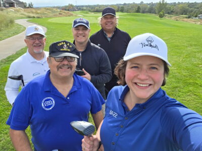 Participants enjoy a golf outing in Omaha as part of the SSSBA Semi-Annual Meeting activities.