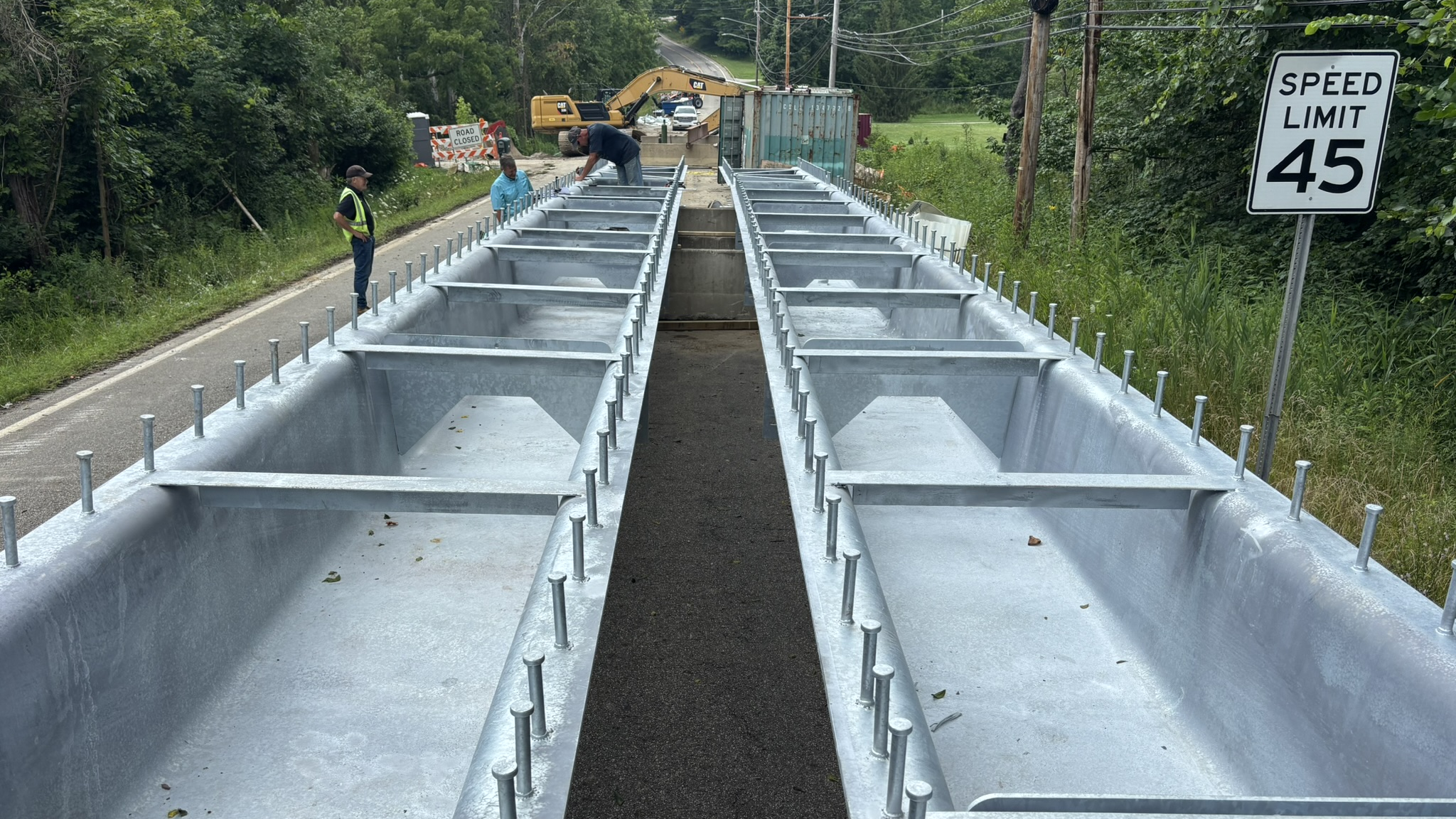 press-brake tub girders steel bridge nelson bridge delta steel